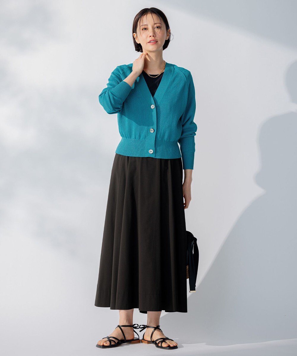 自由区 【接触冷感・洗える・XSサイズあり】ハイツイストポンチノースリーブインナー カットソー 