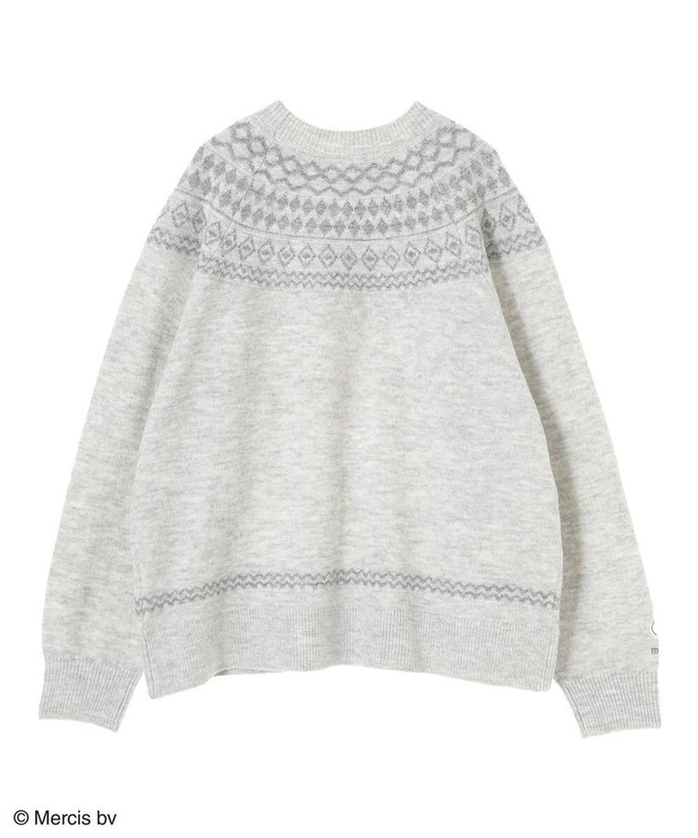 Green Parks Ｍｉｆｆｙ／求心柄ジャガードニットプルオーバ 