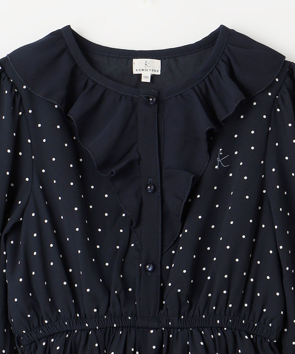 組曲 KIDS 【150-160cm】キャサリンドット ワンピース 