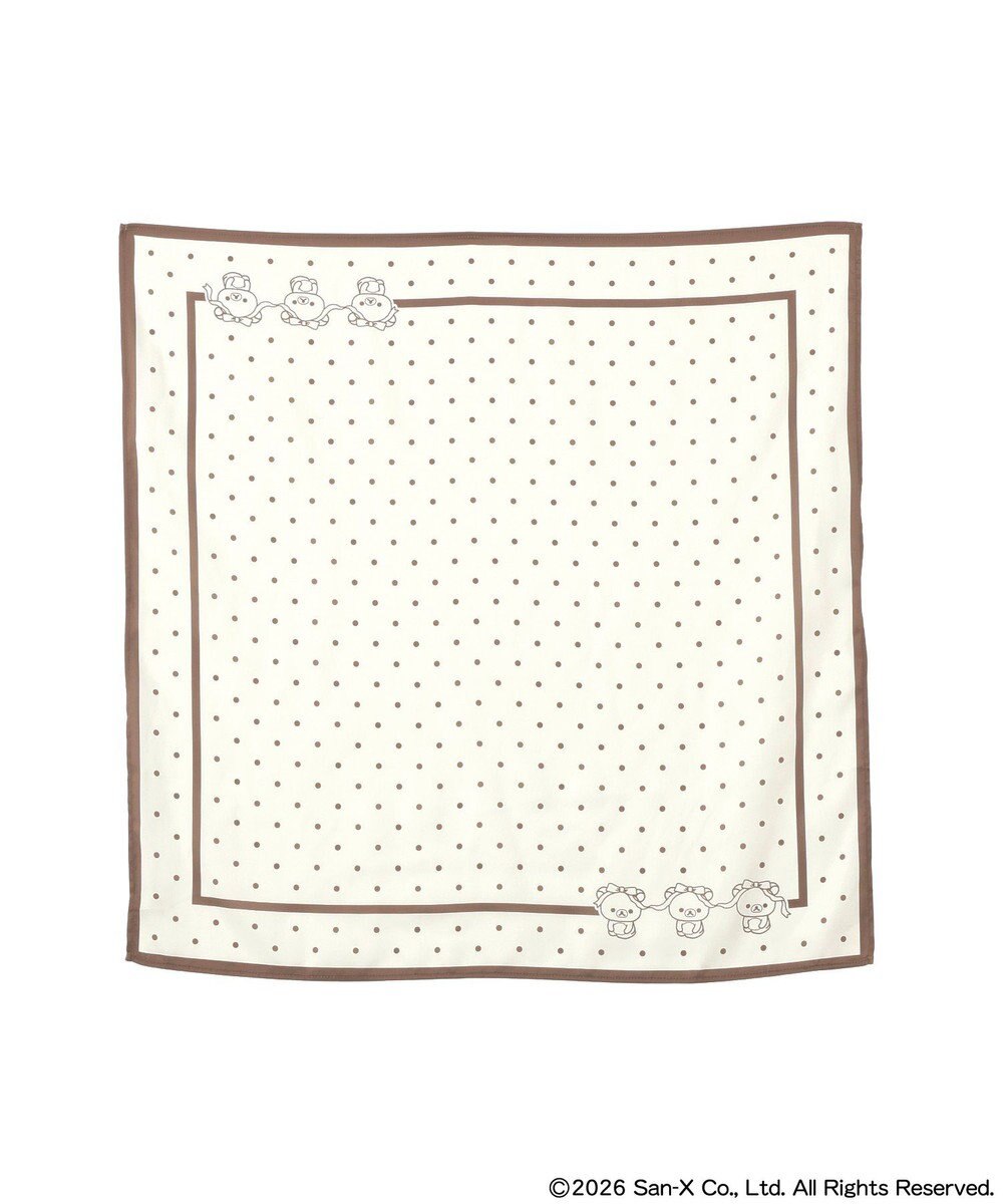 earth music&ecology 【予約】リラックマ×earth アソートドットスカーフ 