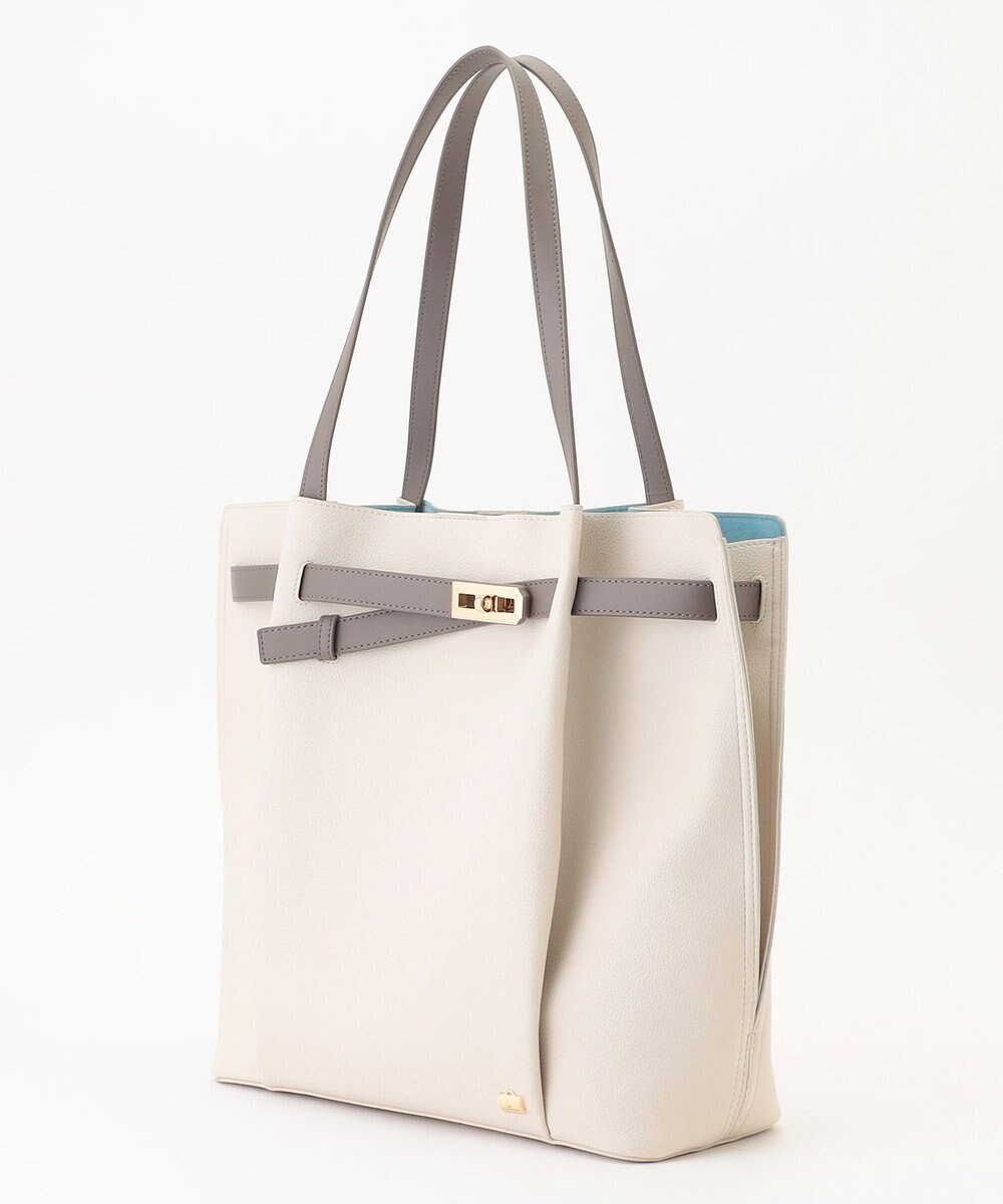 LA BAGAGERIE コンビカラーA4トートバッグ 