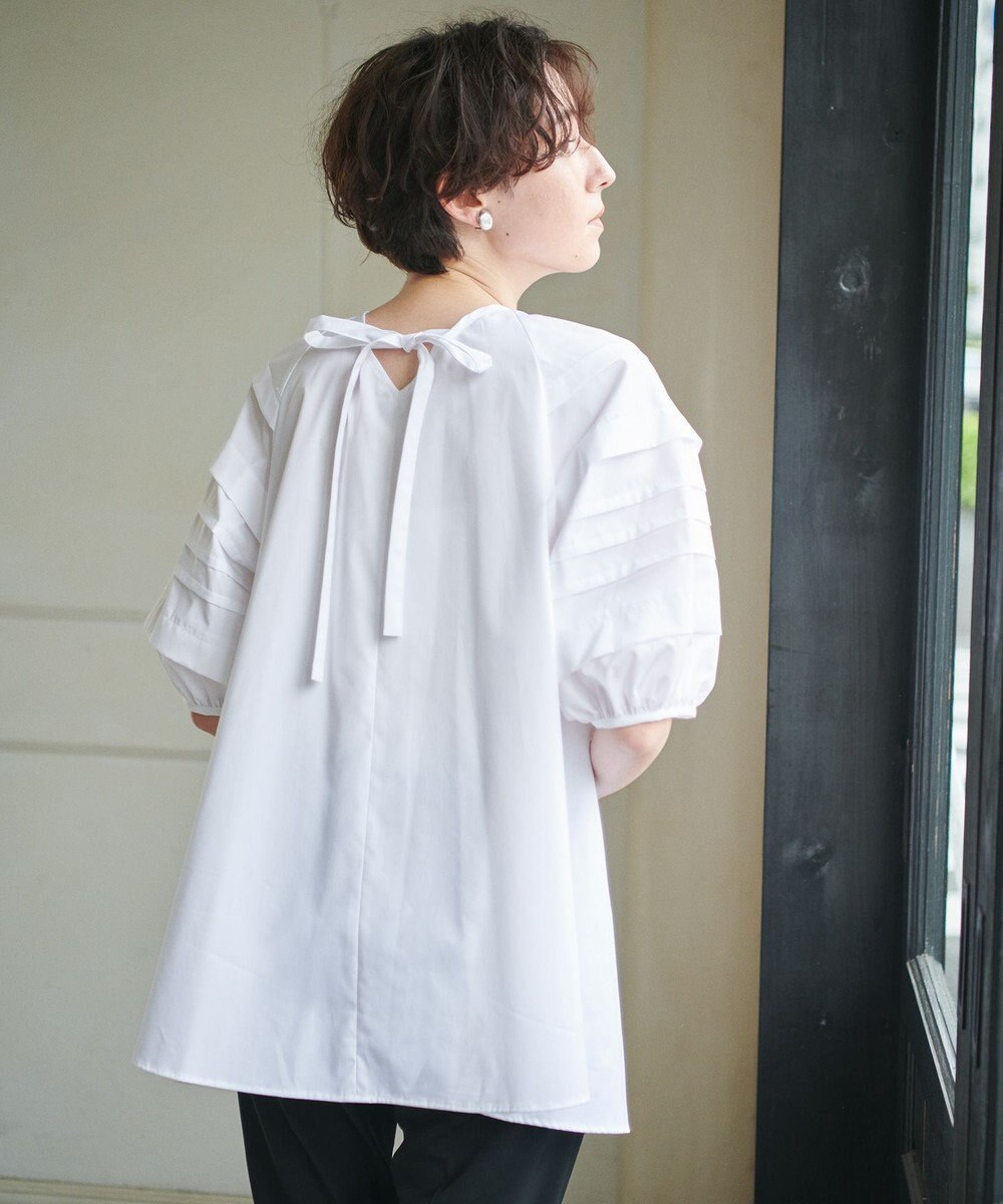 #Newans 【ANSWER for ほど甘トレンド】タックスリーブブラウス 