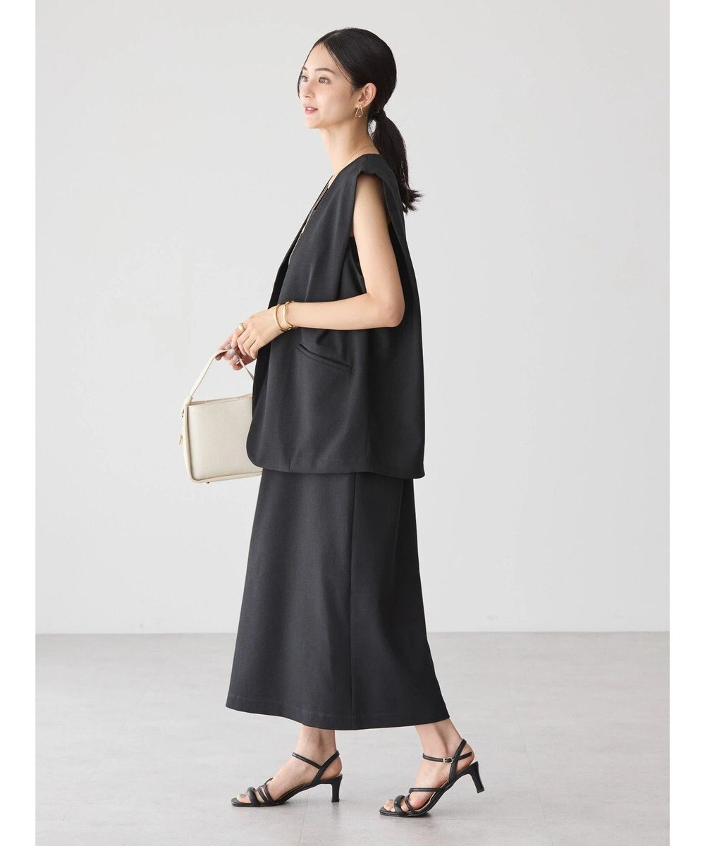 AMERICAN HOLIC ＳＥＴ　イージーケアジレベスト＋Ｉラインワンピース 