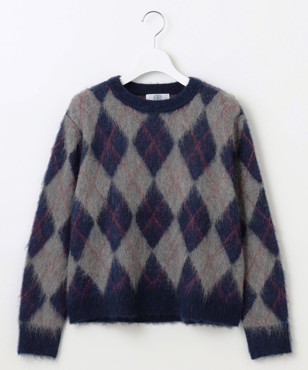 J.PRESS LADIES L 【WEB限定】FLUFFY ARGYLE ニット 