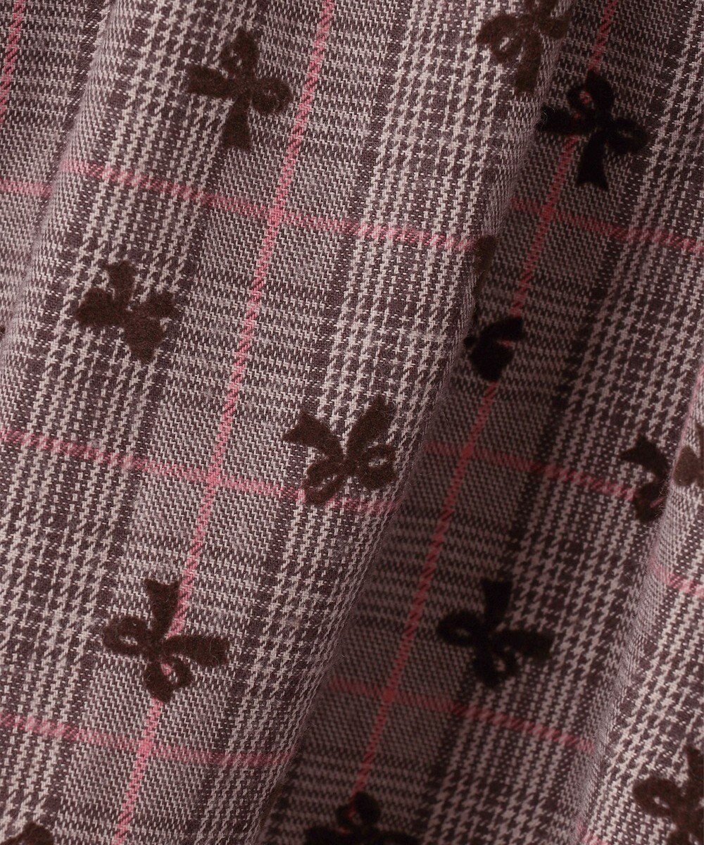 ANY KIDS チェック柄 ドッキング ワンピース 