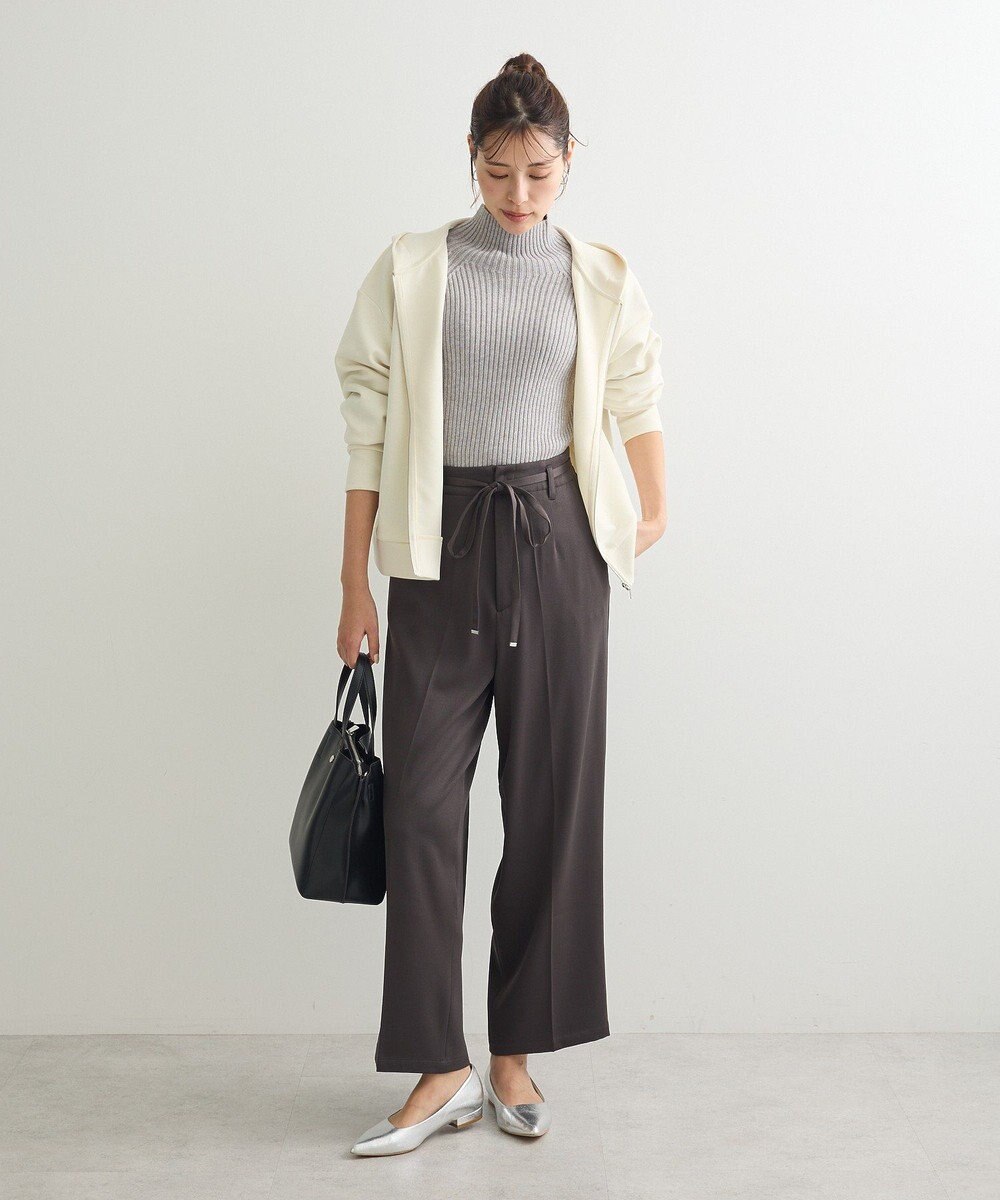 Green Parks ・Ｐｅｔｉｔ　Ｆｌｅｕｒ　ボトルネックリブニット 