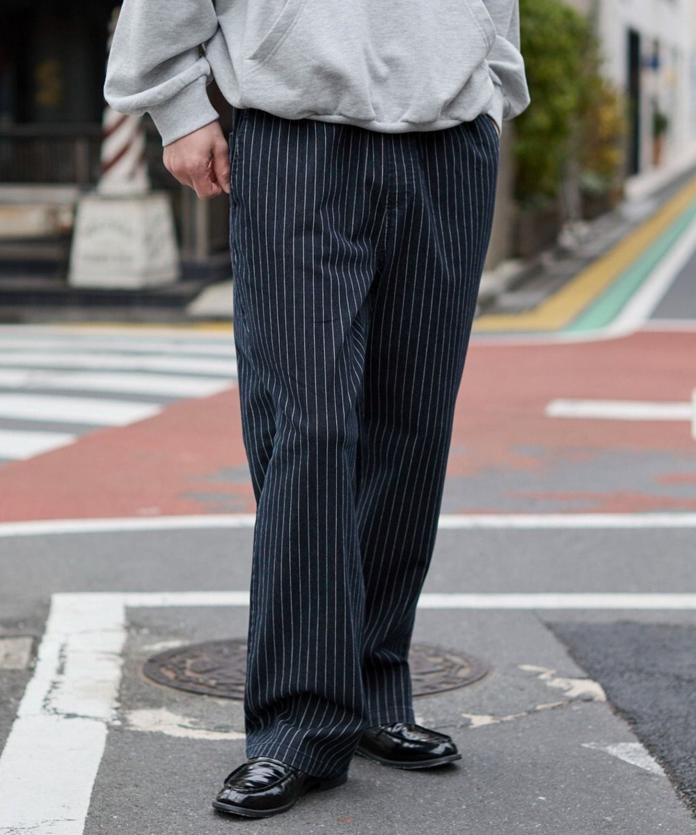 WEGO 【ユニセックス着用ITEM/XSSMLサイズ展開/ウエストゴム】ユルフィットコットンイージーパンツ 