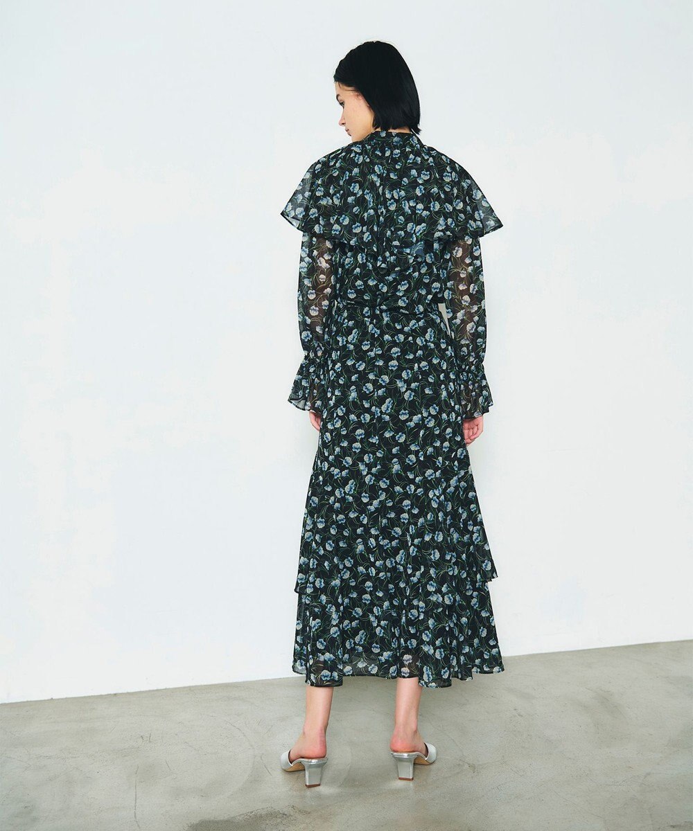 GRACE CONTINENTAL スモールフラワーマーメイドスカート 