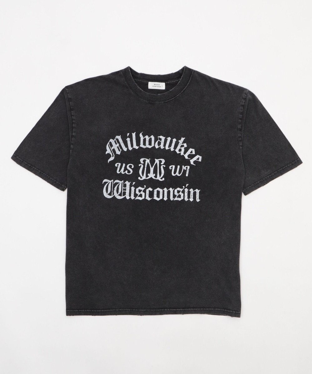 WEGO 【ユニセックス着用ITEM/MLサイズ展開】ブリーチヴィンテージグラフィックT（SS） 