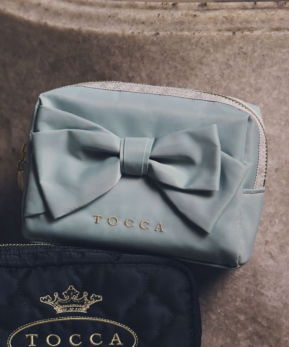 RIBBON KNOT POUCH ポーチ / TOCCA | ファッション通販 【公式通販 ...