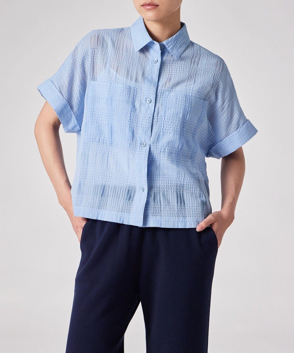 Paul Smith ワッシャーチェック シアー シャツ 