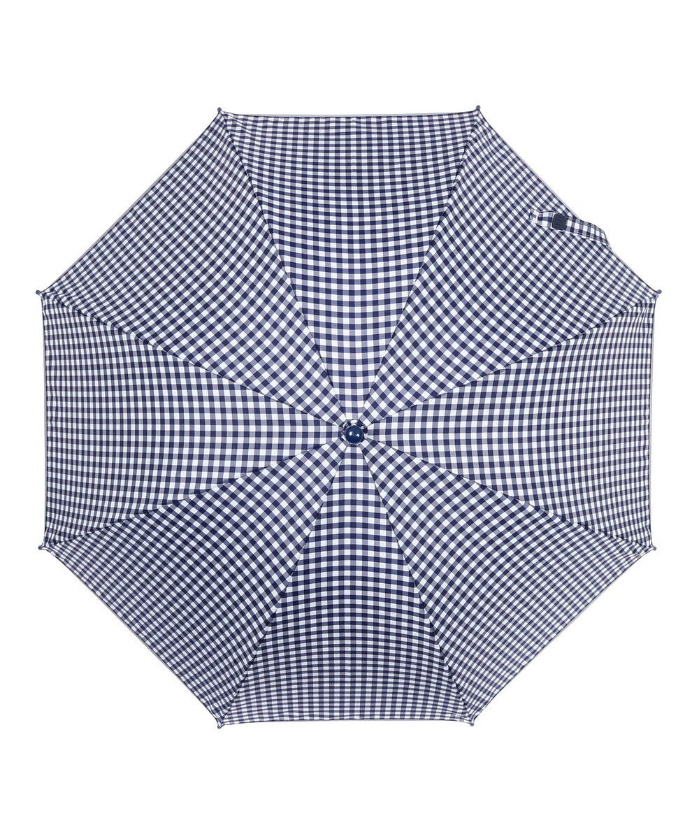 MOONBAT 【キッズ】晴雨兼用日傘 長傘 ギンガムチェック 裾リフレクター 50cm 遮光 遮熱 UV 