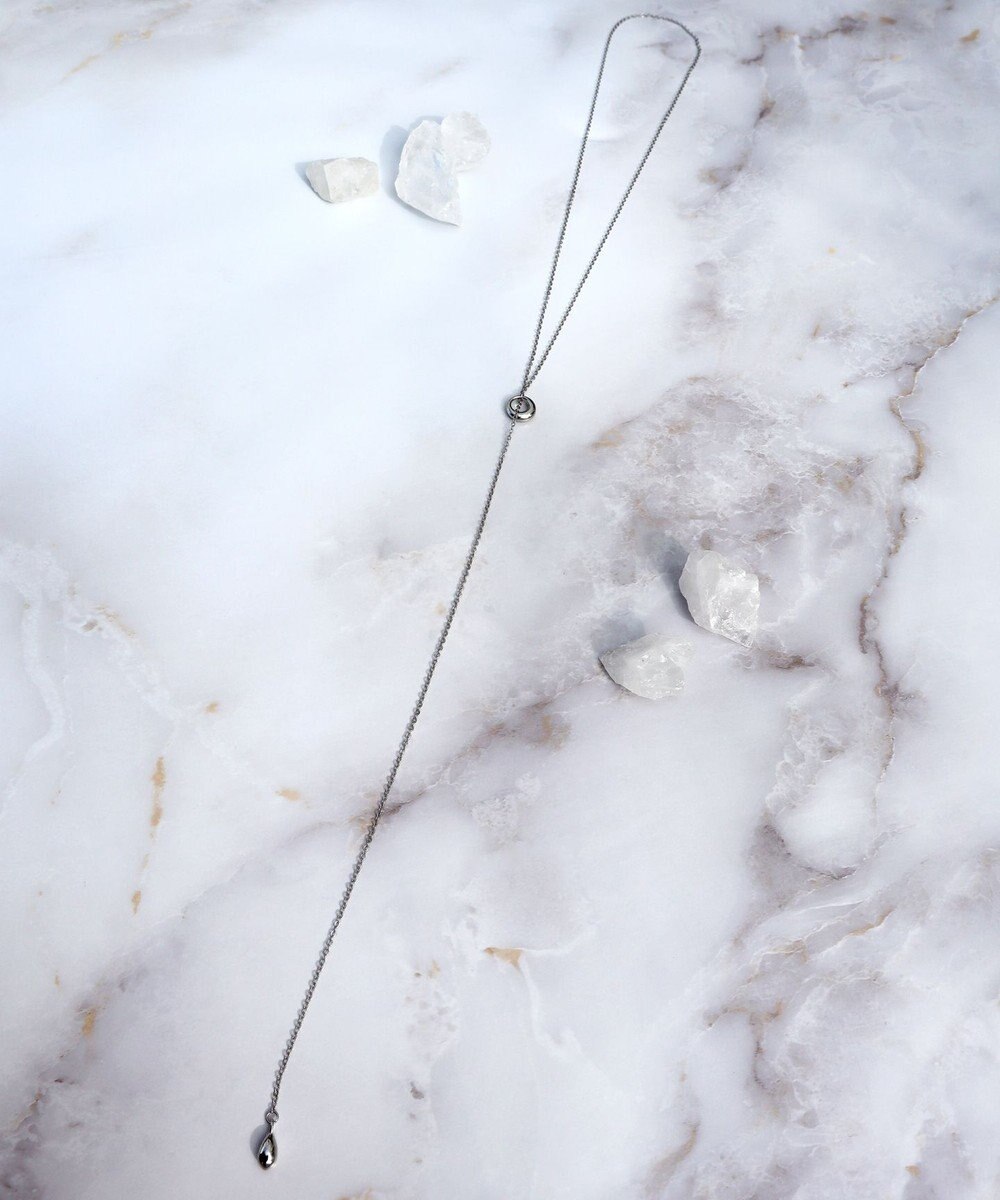 Tiaclasse 涙型ラリエットネックレス 