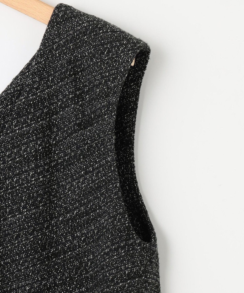 組曲 ファンシーツイード Vネックジャンスカ 