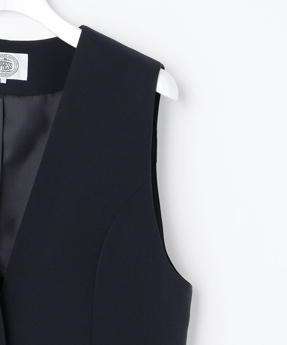 J.PRESS LADIES L 【セットアップ対応】セラテリーダブルクロス ジレ 