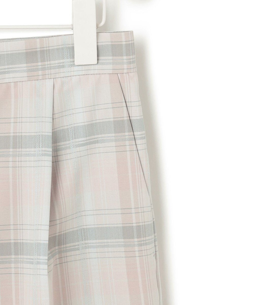 ICB 【洗える】TRドビーチェック ストレートパンツ 