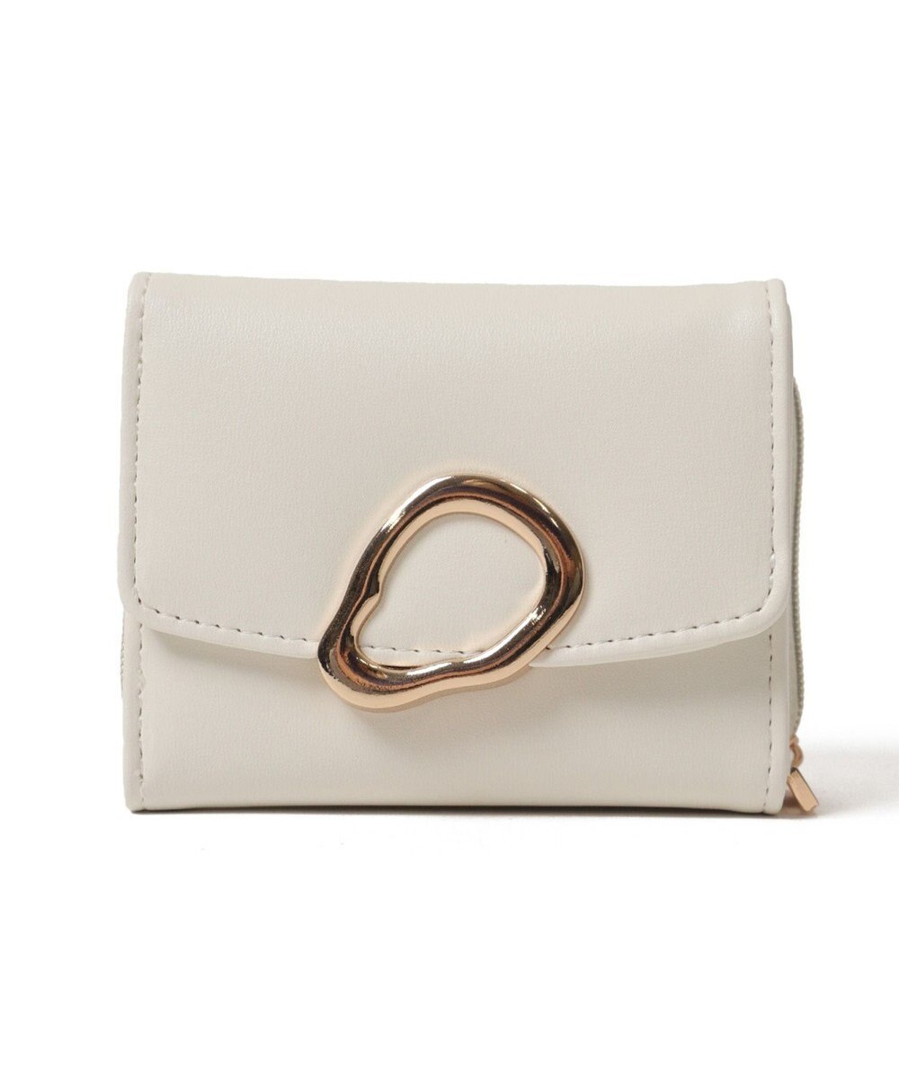 WEGO ニュアンスパーツフラップウォレット 