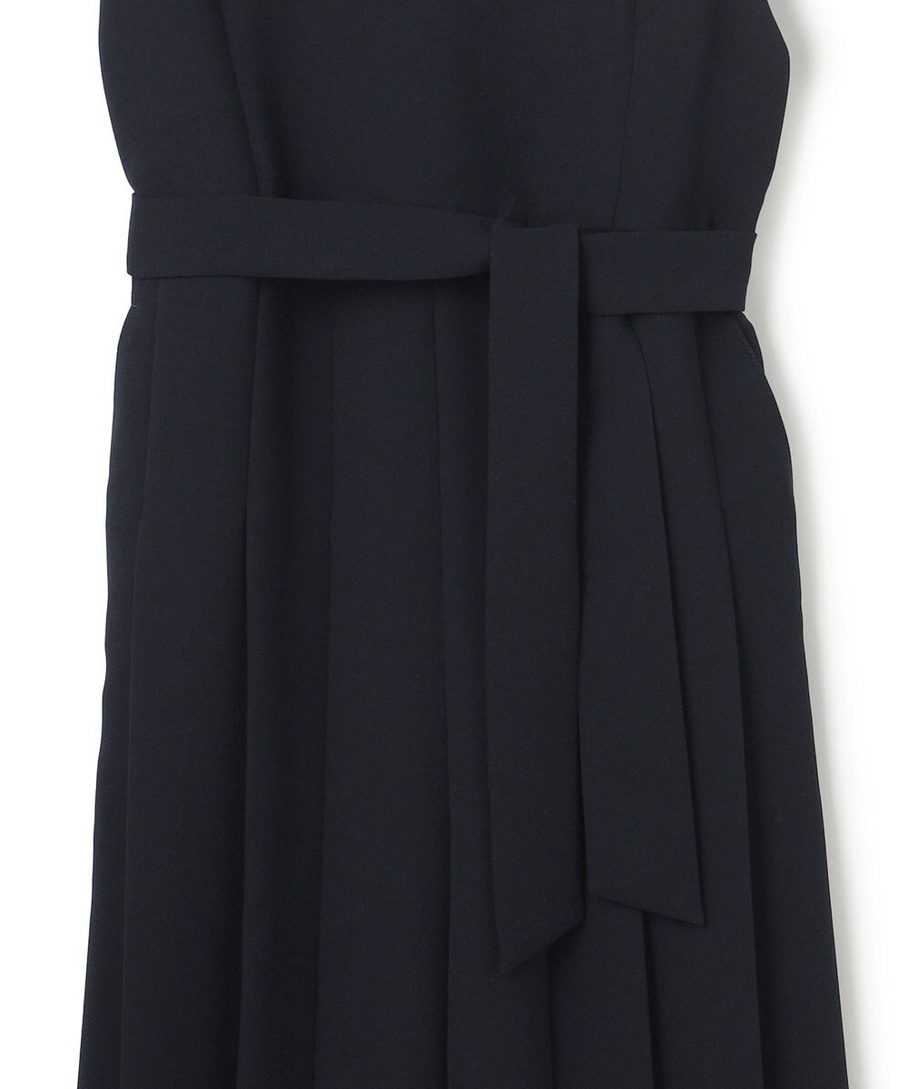 uncrave ウォッシャブルダブルクロス プリーツオールインワン 