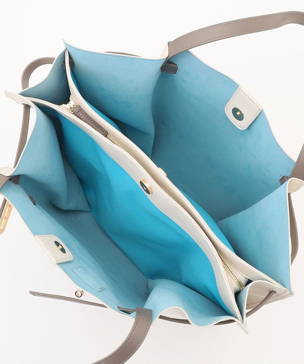 LA BAGAGERIE コンビカラーA4トートバッグ 