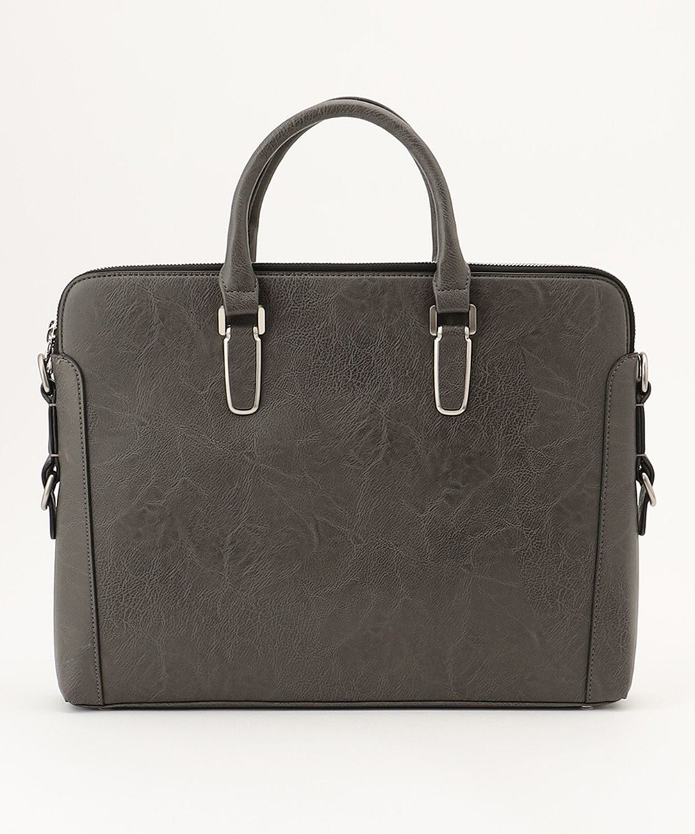 UNBILLION Otias アンティーク仕上げ合皮ブリーフバッグ 