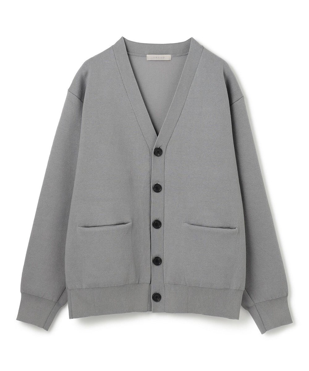 UNFILO MENS 【男女兼用/新色追加】スウェットライク ニットカーディガン [24年秋冬商品] 