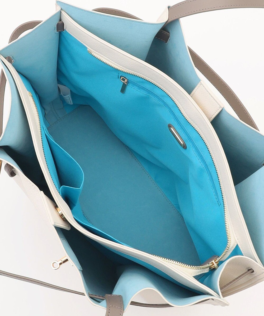 LA BAGAGERIE コンビカラーA4トートバッグ 