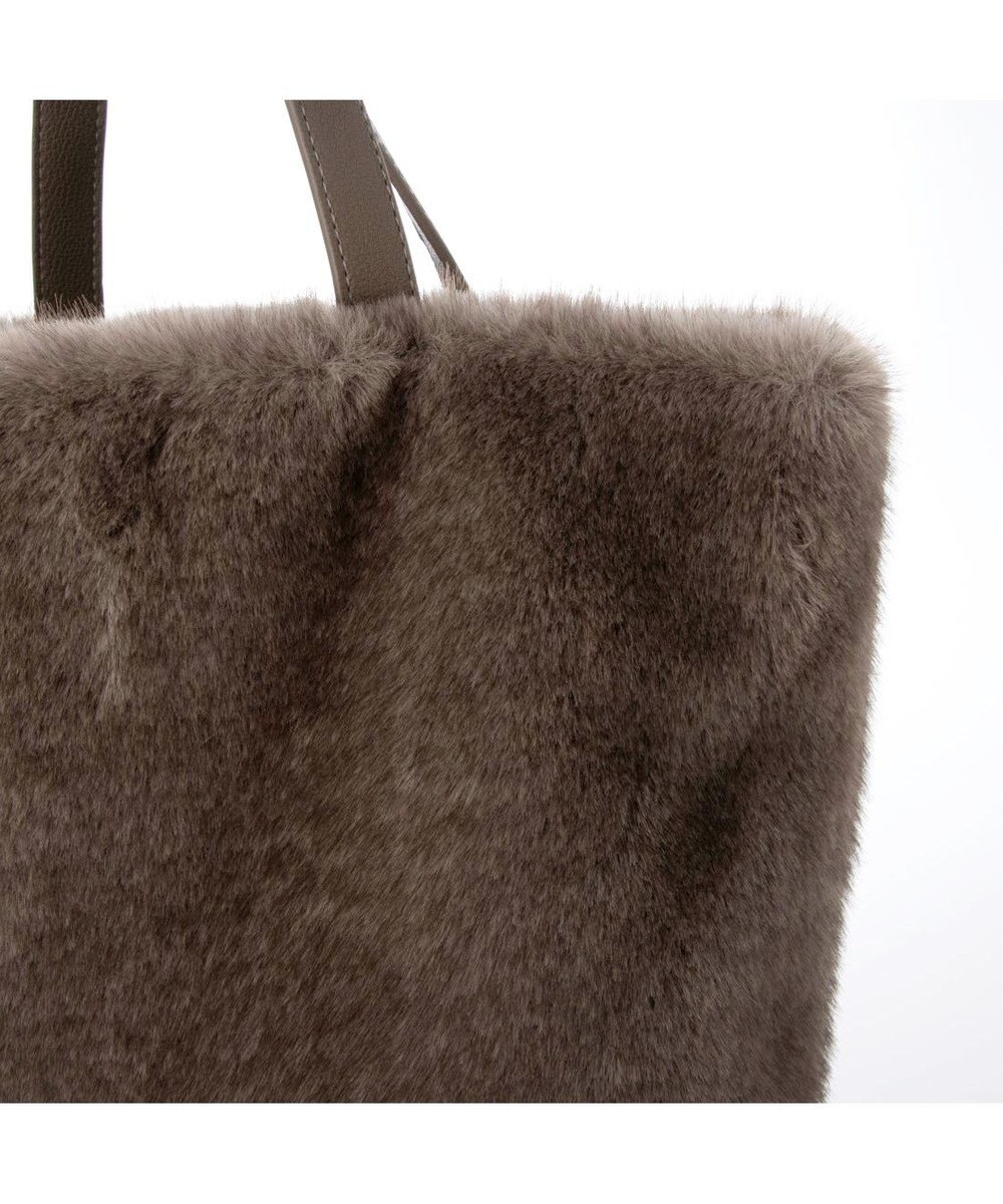 UNBILLION カシュカシュ cachecache / ミンク風ファーシンプルトート 
