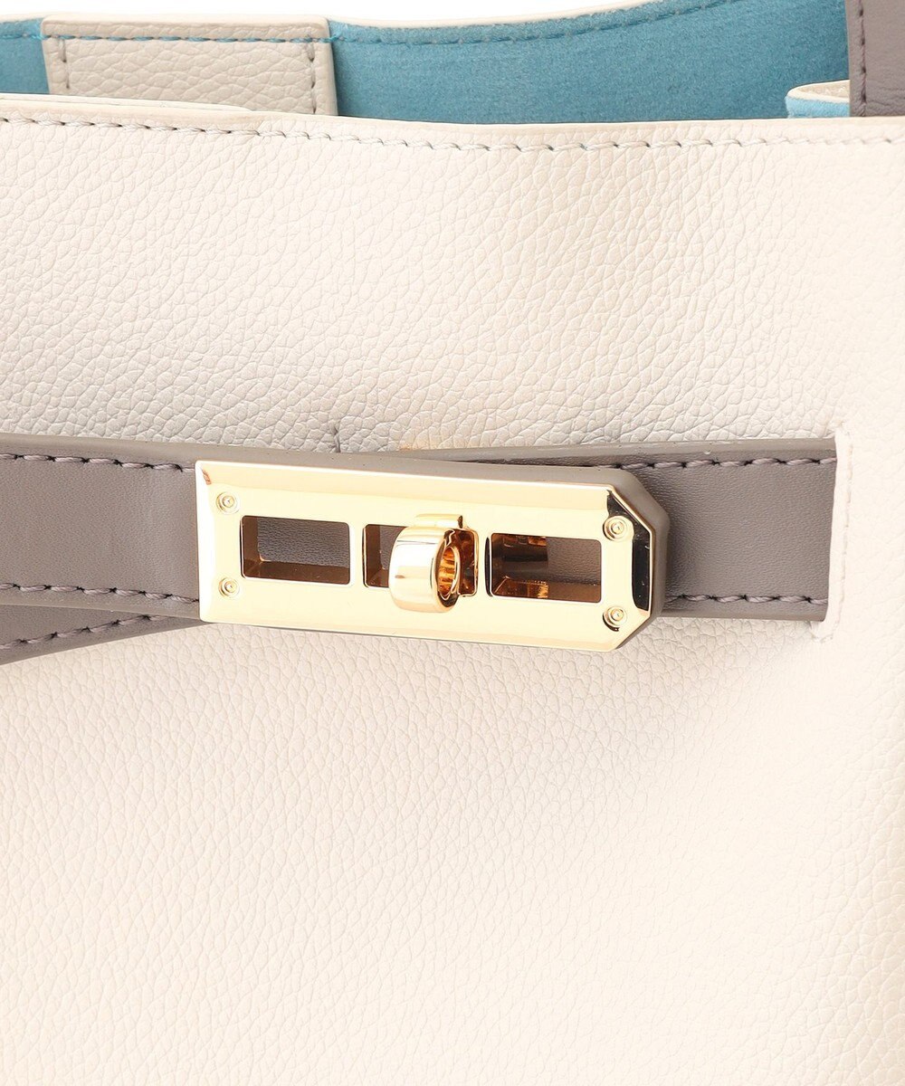 LA BAGAGERIE コンビカラーA4トートバッグ 