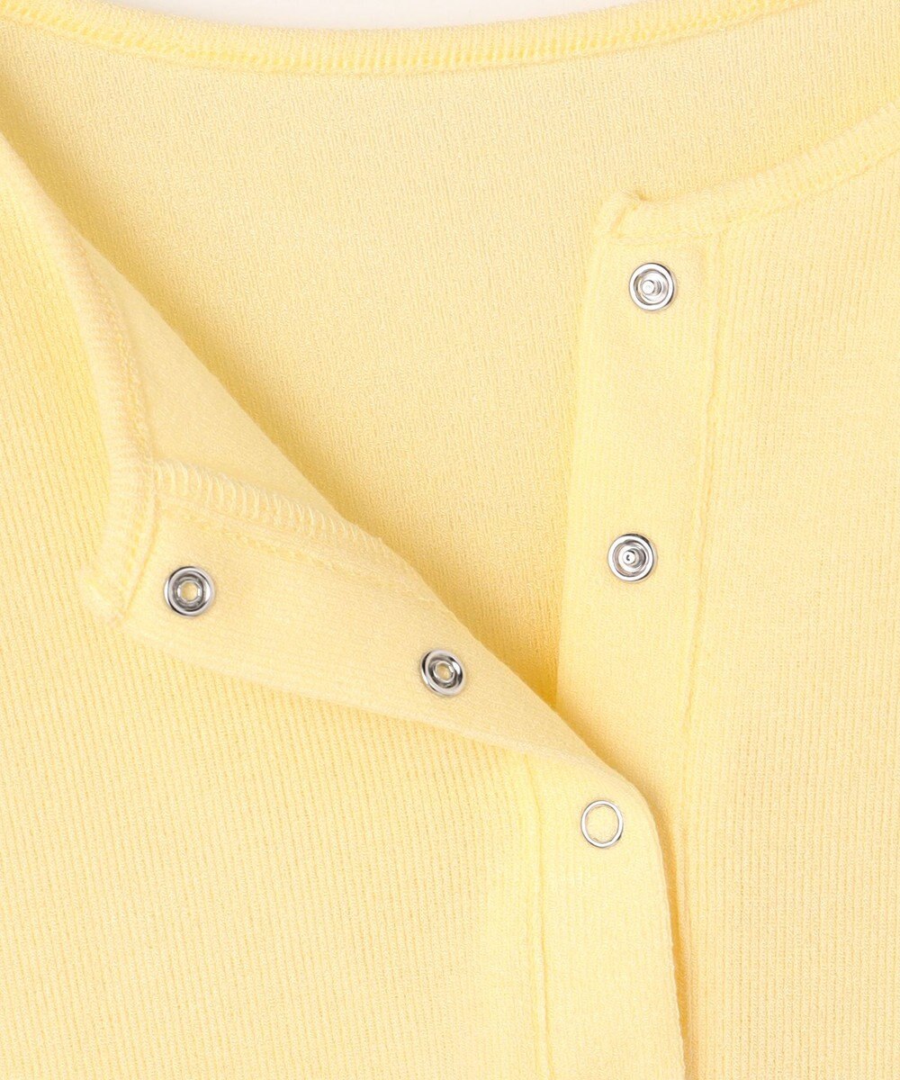 ANY クリアラメフライスヘンリーネックプルオーバー 