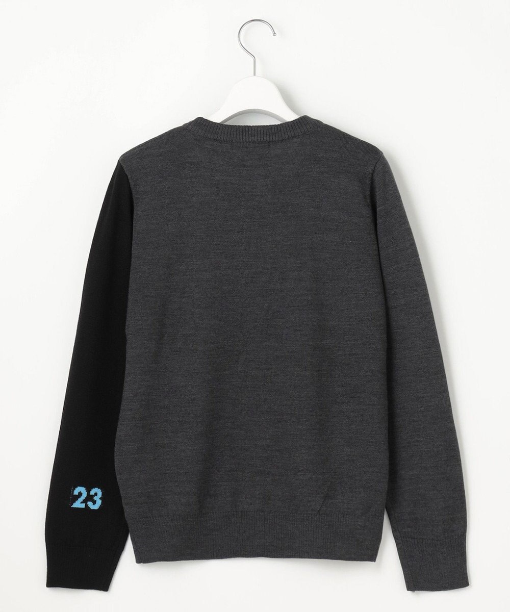 23区GOLF 【WOMEN】ロゴチェックジャガード　クルーネック ニット 