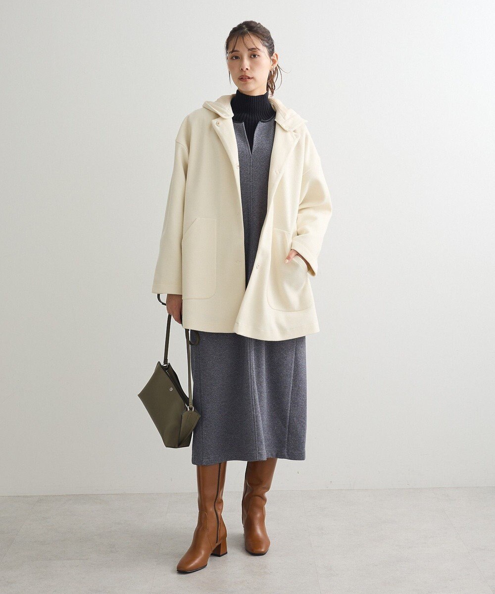 Green Parks ・Ｐｅｔｉｔ　Ｆｌｅｕｒ　ボトルネックリブニット 