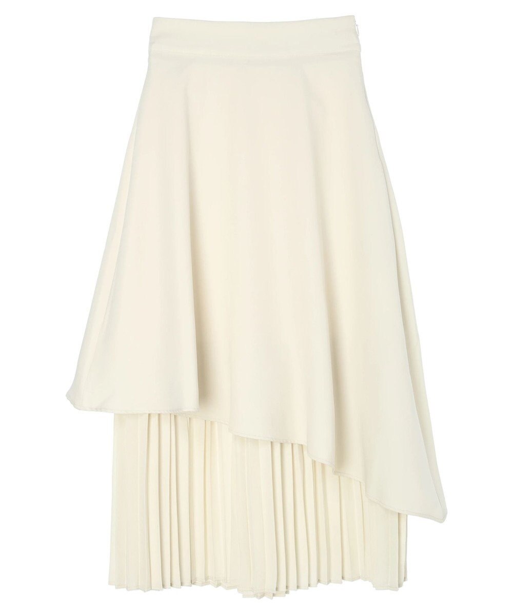 earth music&ecology プリーツドッキングスカート 