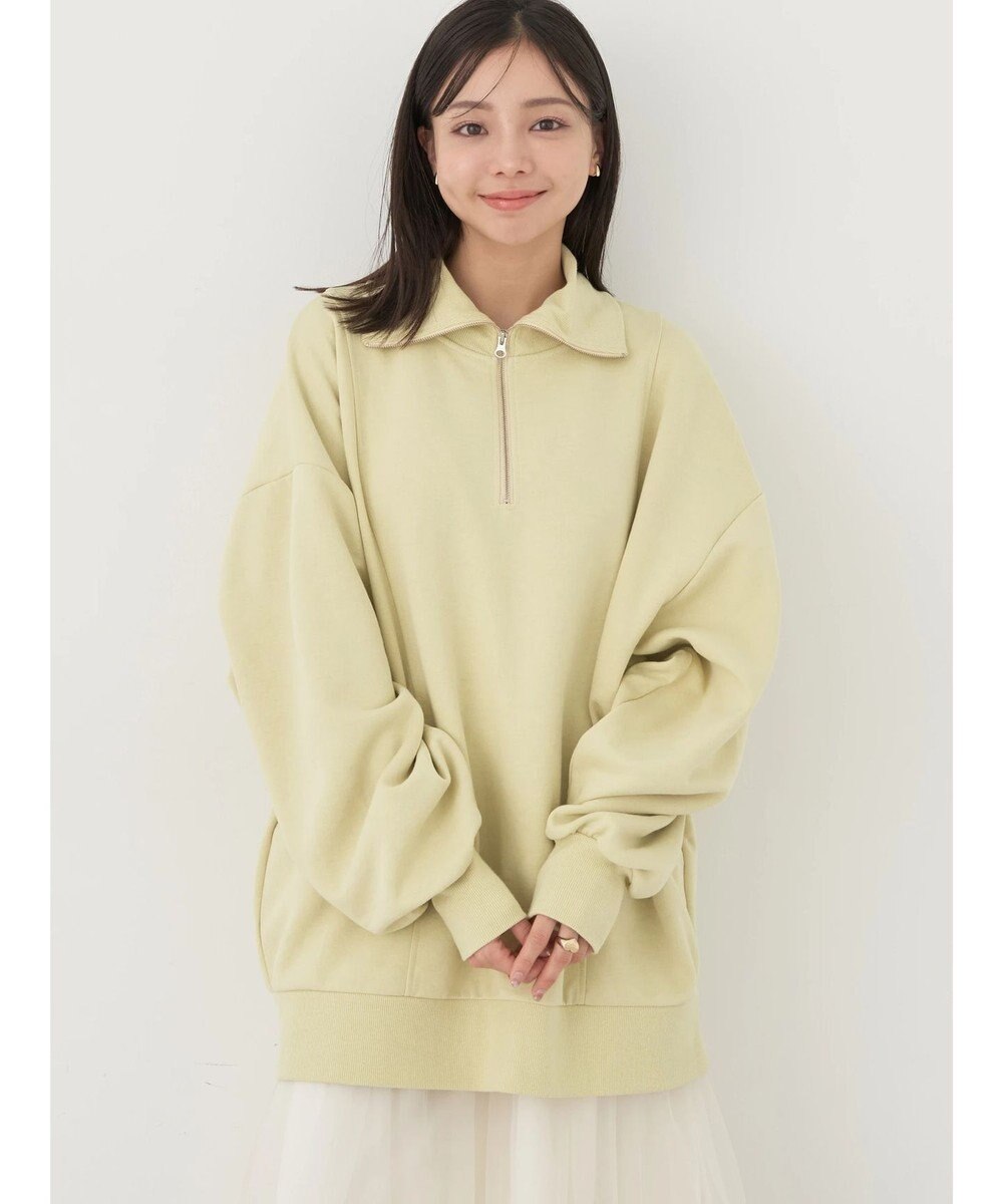 earth music&ecology スタンドｚｉｐダンボールチュニック 