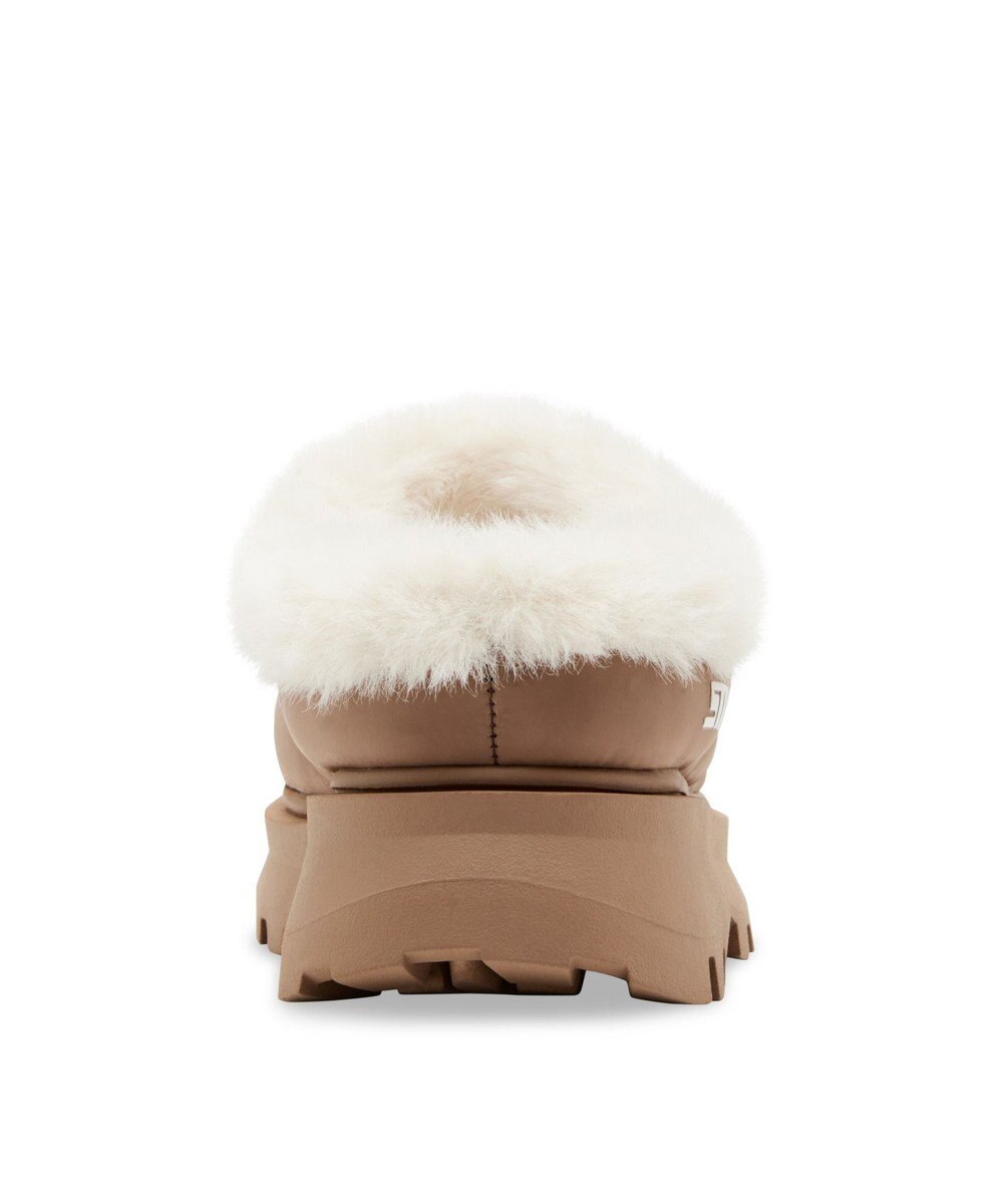 STEVE MADDEN FIRE PLACE 厚底キルティングファーシューズ 