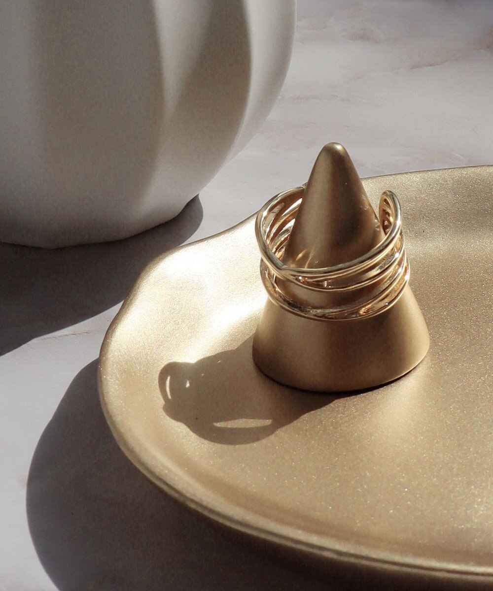 Tiaclasse 重ね付け風リング 