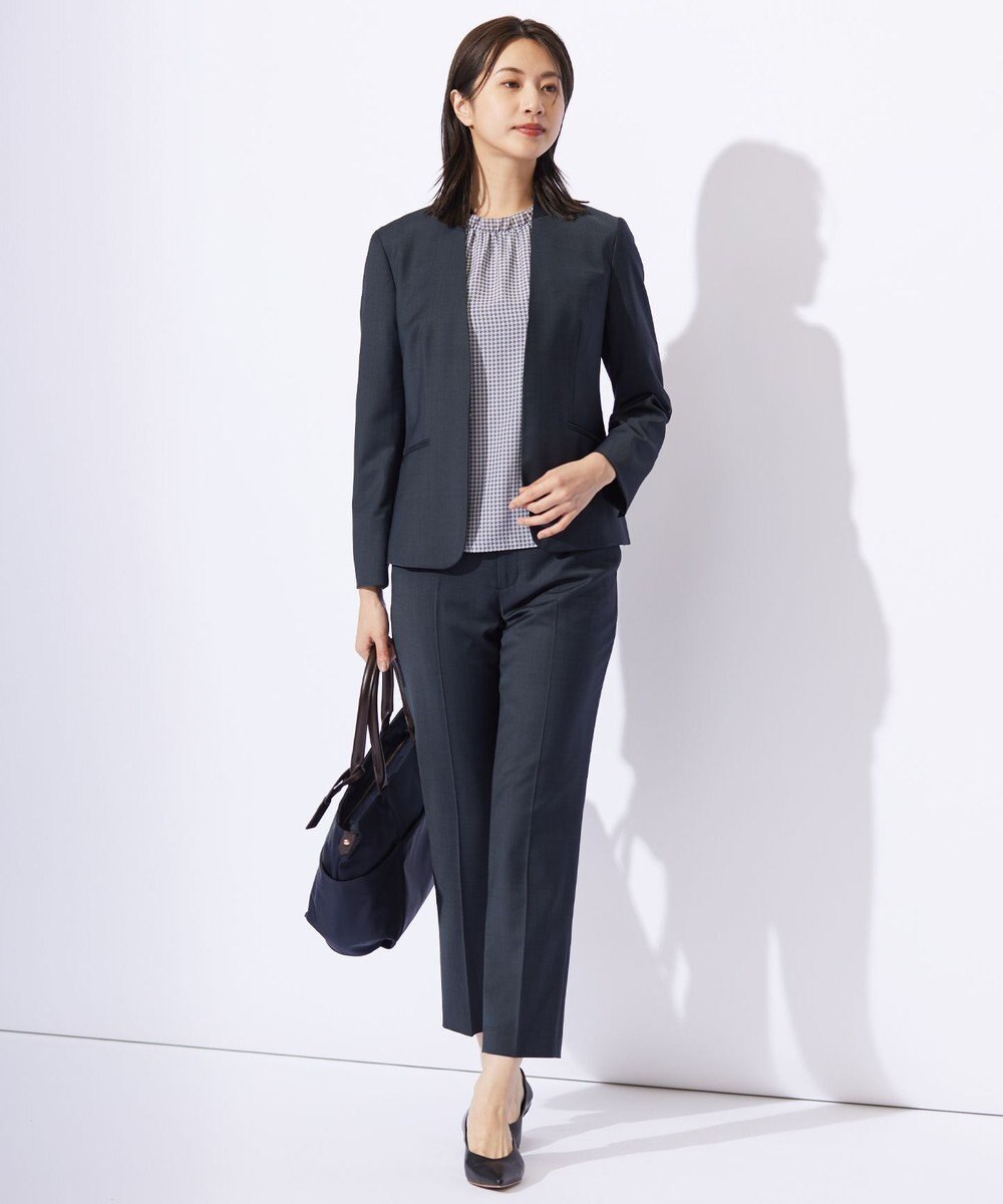 J.PRESS LADIES 【セットアップ対応】BAHARIYE テーパード パンツ 