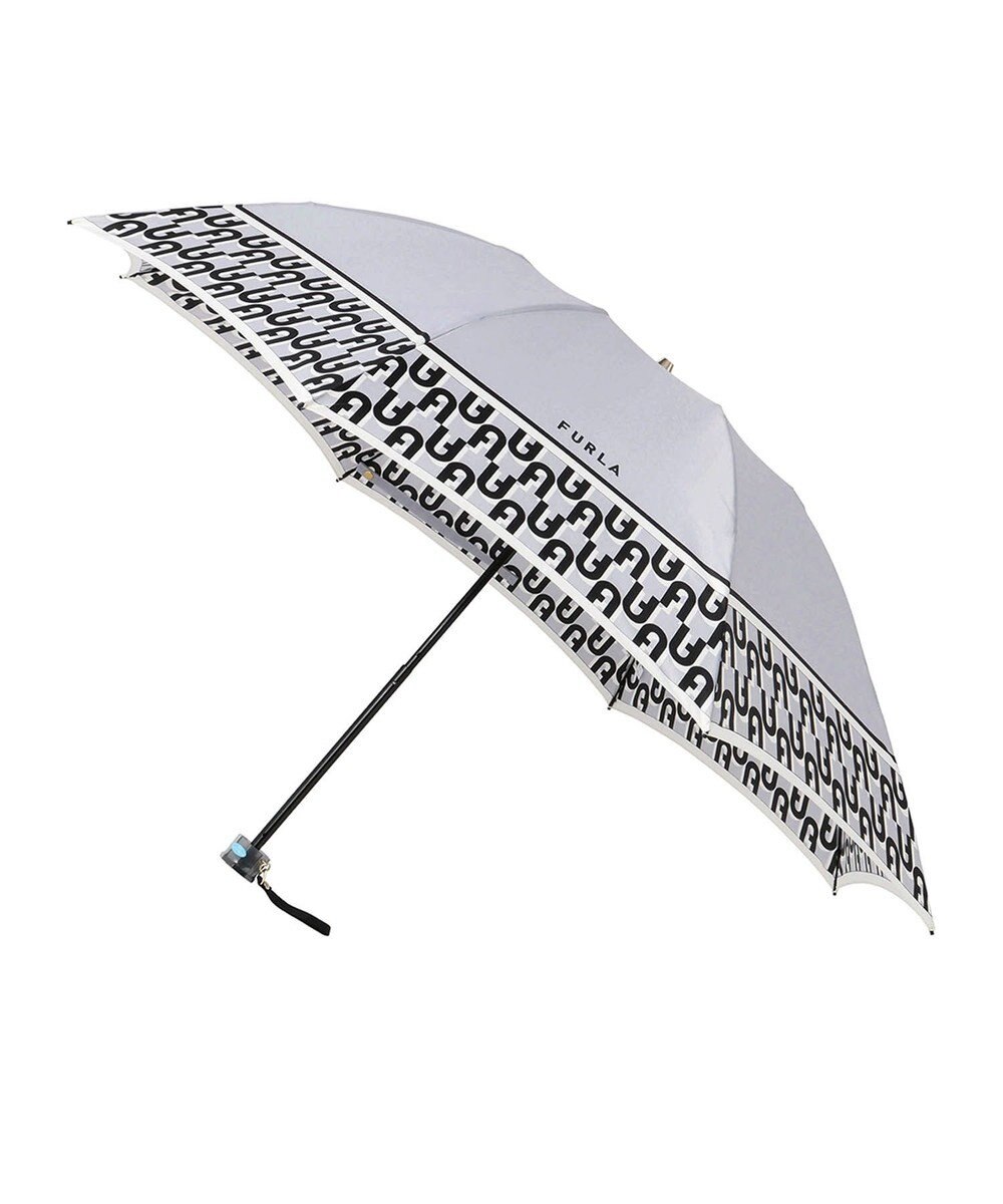 MOONBAT FURLA 折りたたみ傘 アーチロゴ 