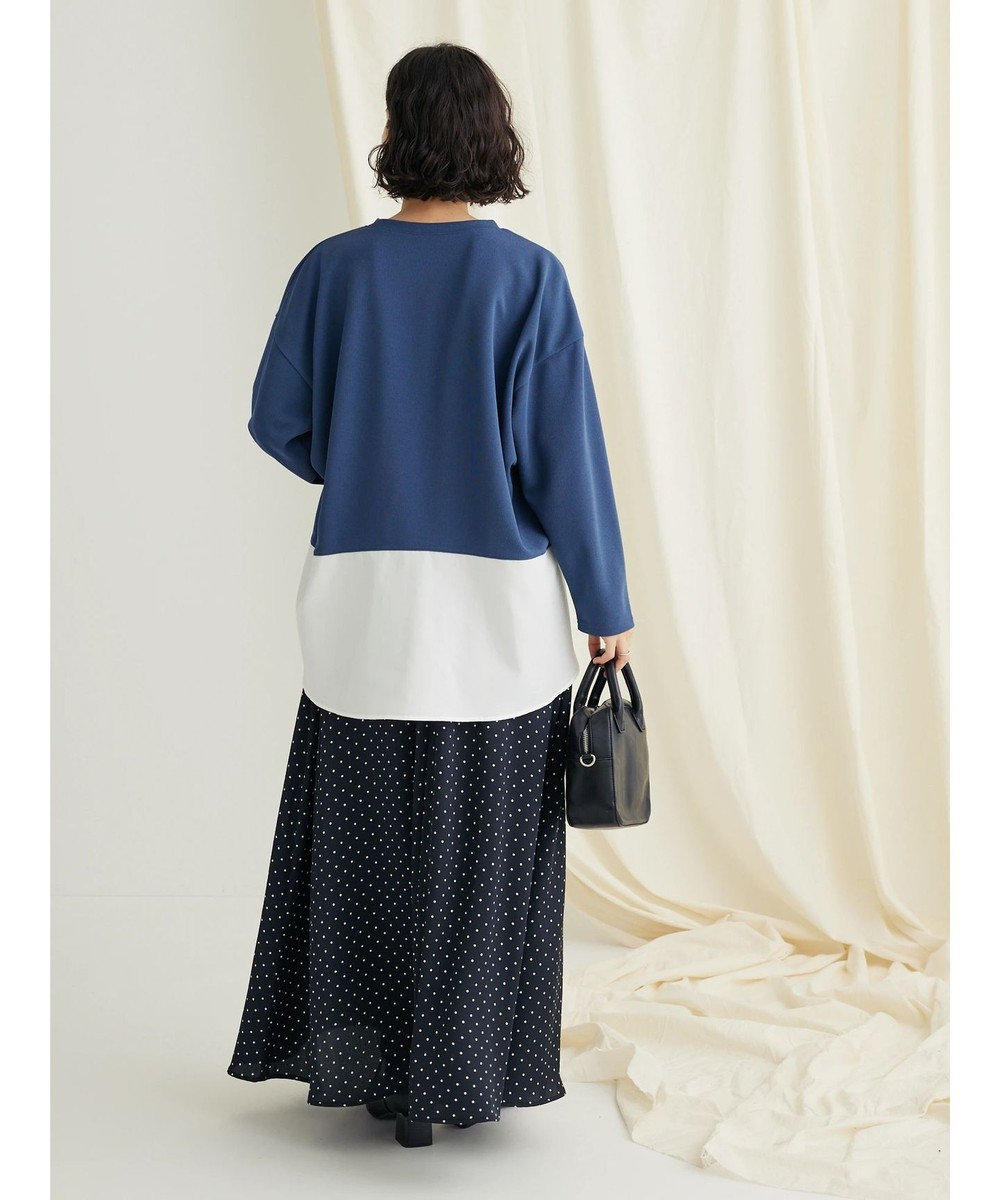 CRAFT STANDARD BOUTIQUE 布帛切替デザインプルオーバー 