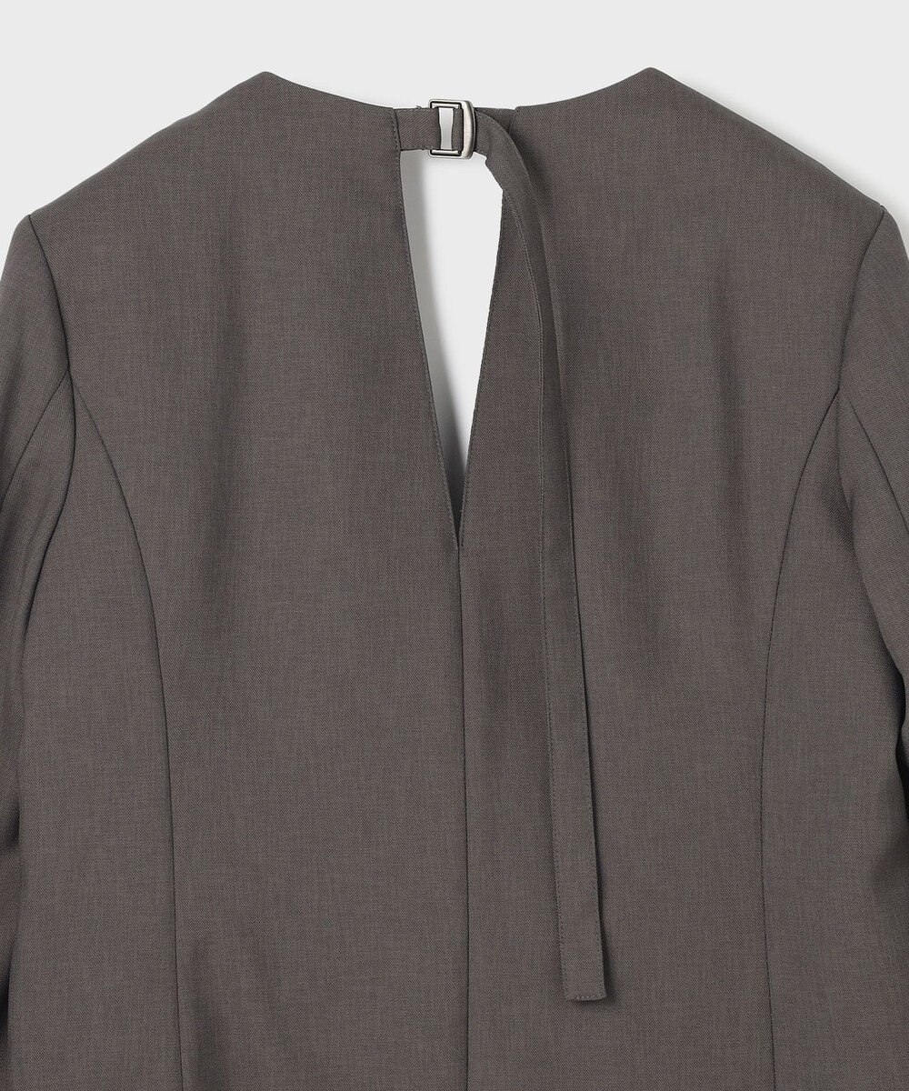 GRACE CONTINENTAL バックシャンノーカラージャケット 