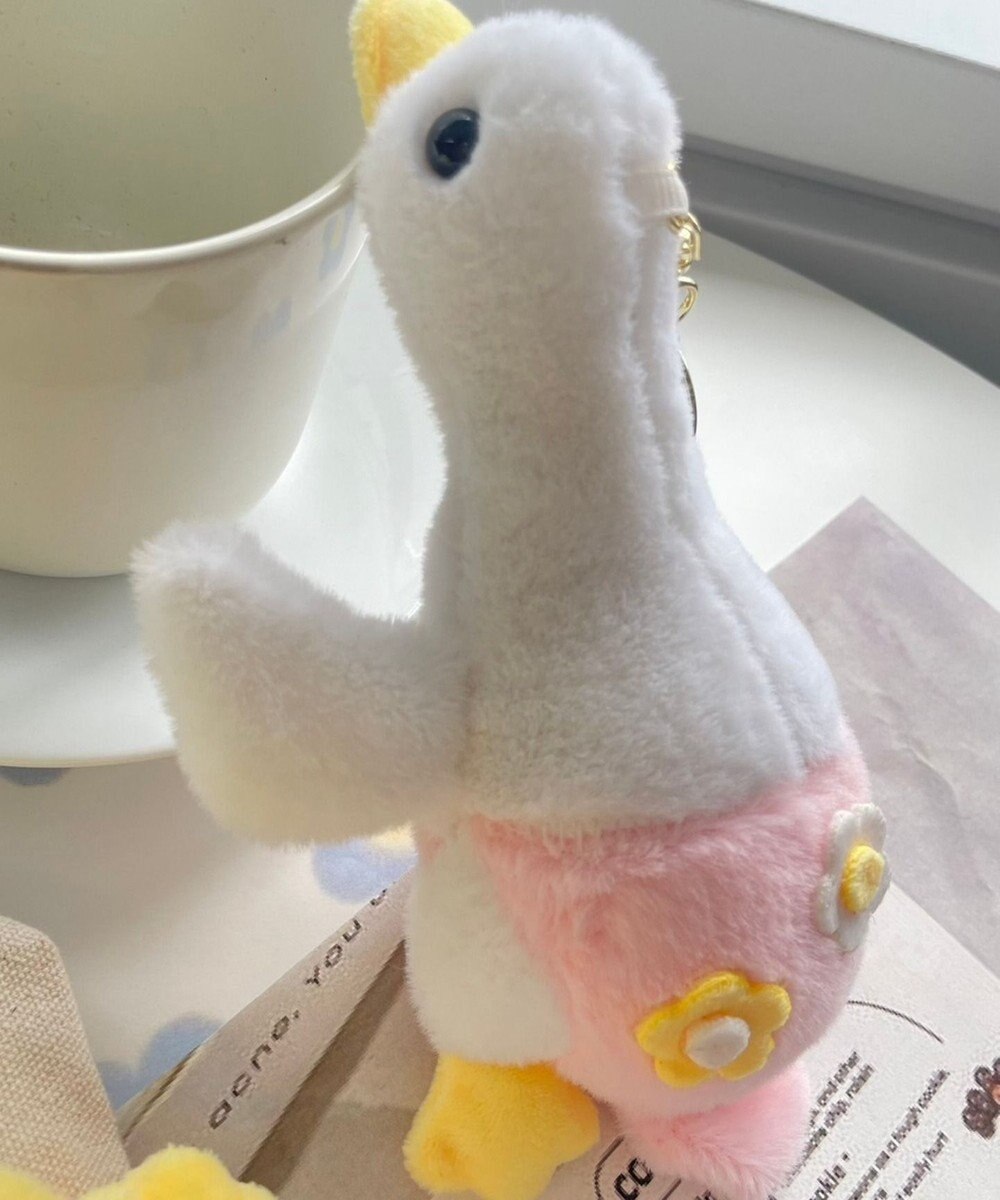 WEGO おはなあひるぬいぐるみキーホルダー 