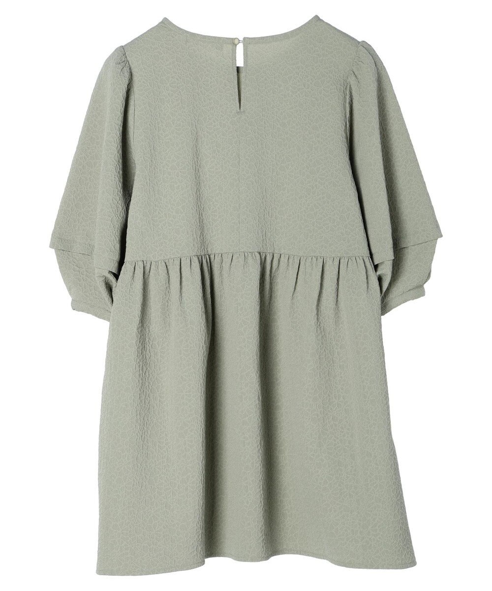 Green Parks ジャガードペプラムブラウス 