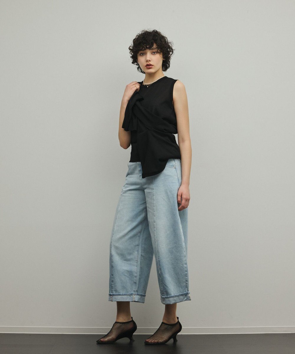 GRACE CONTINENTAL レイヤードニットトップ 