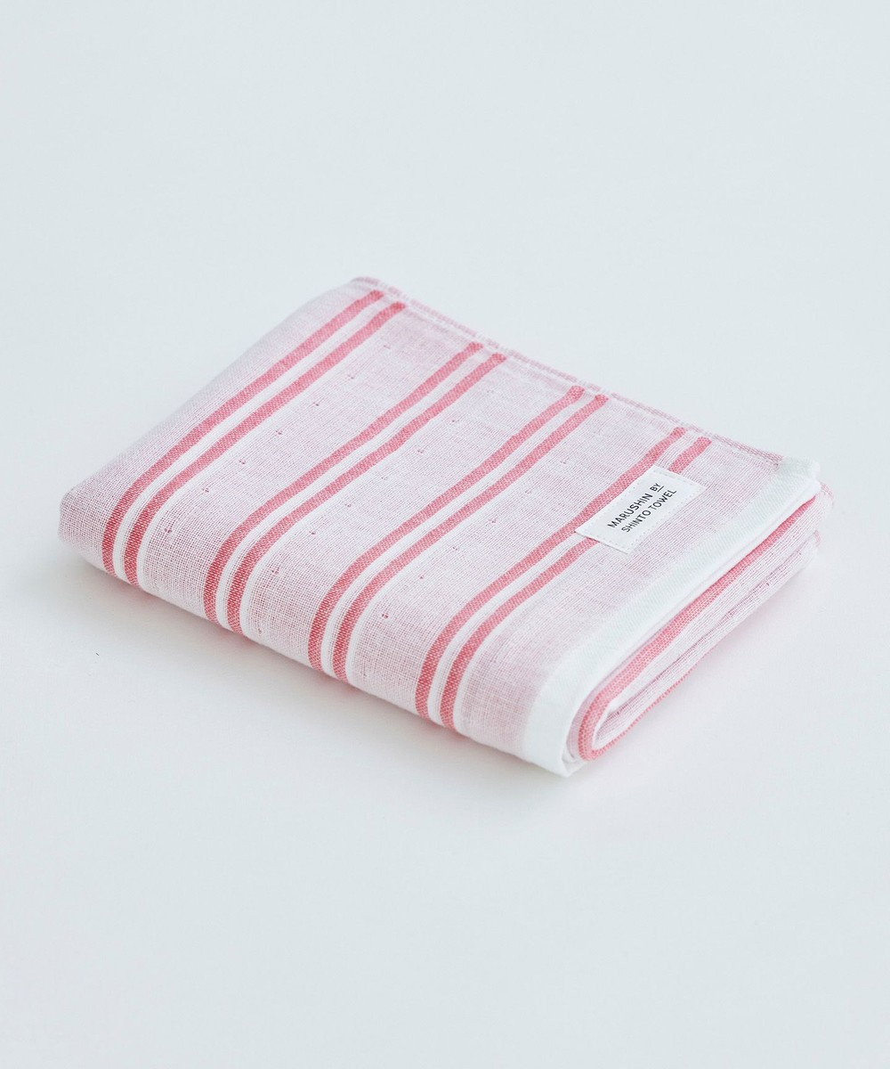 SHINTO TOWEL シマ フェイスタオル ダブル白地 