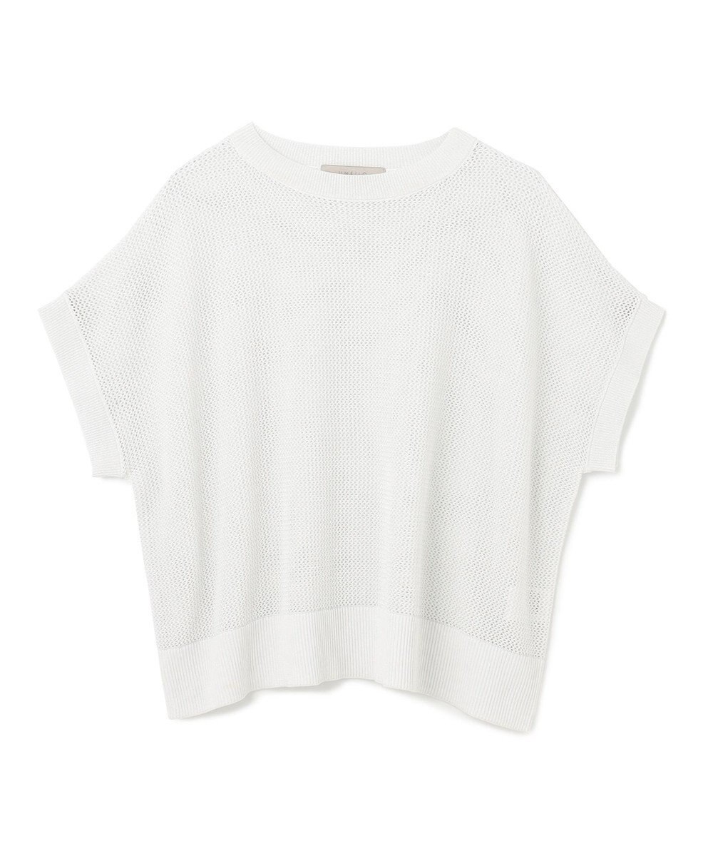 UNFILO L メッシュ ハーフスリーブ プルオーバー 