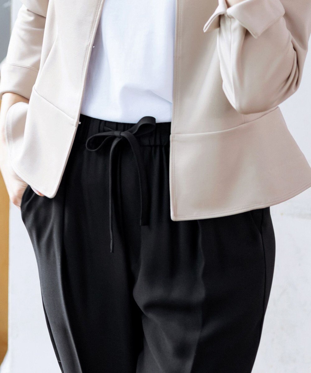 Tiaclasse 【洗える】ドロストテーパードパンツ 