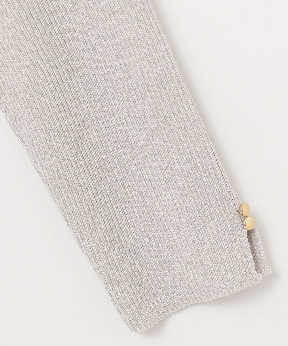 ANY SIS 【洗える】フラワープリントドッキングニット ワンピース 