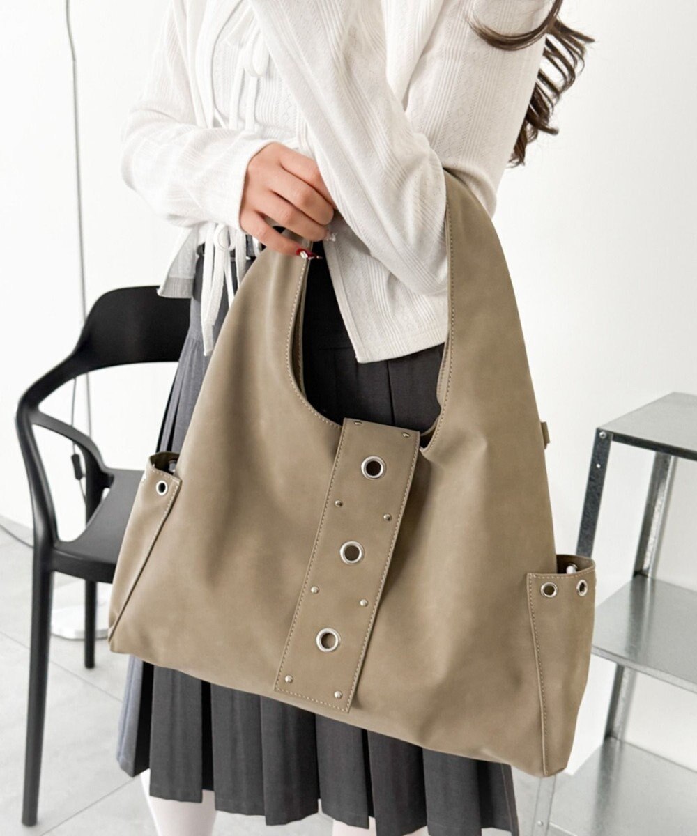 WEGO ハトメデザインワンハンドルトート 