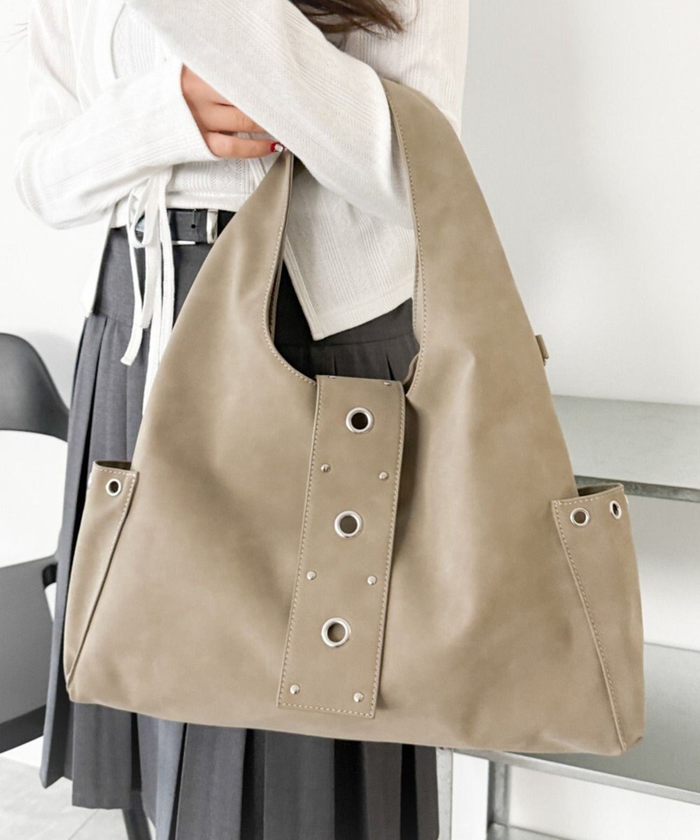 WEGO ハトメデザインワンハンドルトート 