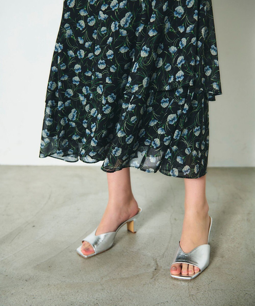 GRACE CONTINENTAL スモールフラワーマーメイドスカート 