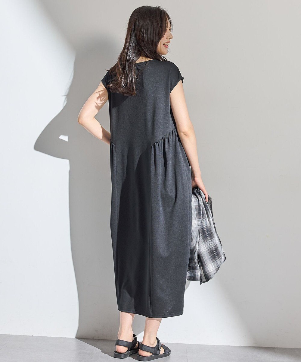 ANY L 【洗濯機可】ライトポンチコクーンワンピース 